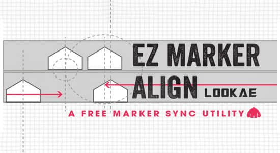 AE脚本-图层标记自动对齐工具 EZ Marker Align v1.00