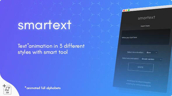 AE脚本-智能文字标题动画生成器 Smartext - Animated Text Tool