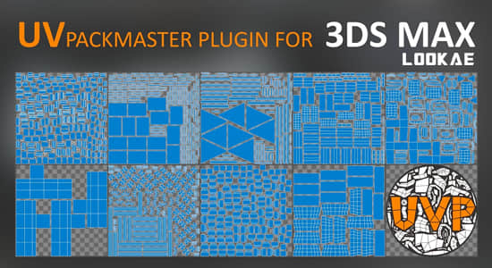 3DS Max插件-高效且功能齐全的UV贴图打包工具 UVPackMaster Pro v2.5.3