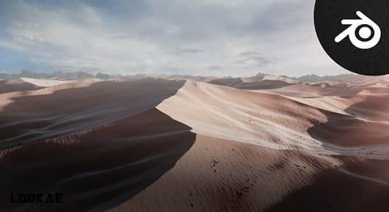 Blender教程-制作三维真实沙漠环境场景 Master 3D Environments in Blender Vol. 1 – Desert