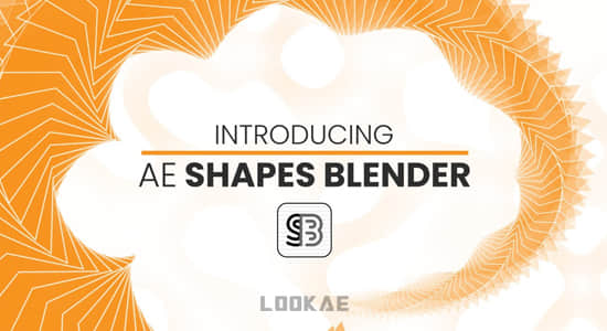 AE脚本-形状图形路径偏移混合动画制作 AE Shapes Blender 1.2.0+使用教程