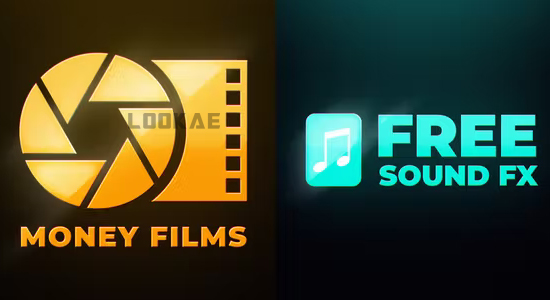 AE模板-电影院大气简洁扫光LOGO标志片头 Shine Cinematic Logo Reveal
