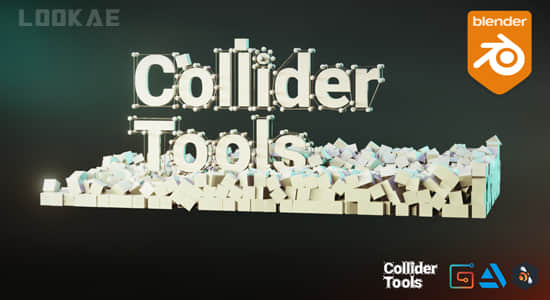 Blender插件-物理动力学碰撞工具 Collider Tools V1.01