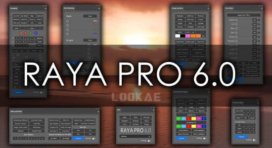 PS插件-多功能亮度蒙版混合扩展面板特效 Raya Pro 6.0 Win/Mac