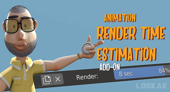 Blender插件-渲染时间计算统计显示工具 Render Time Estimation V3.2