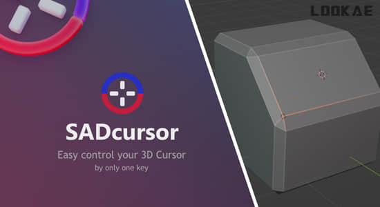 光标移动旋转快速吸附Blender插件 Sad Cursor V2.2