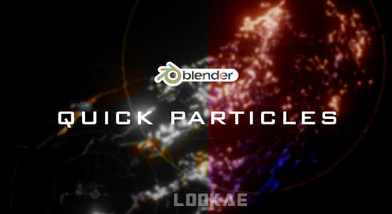 Blender插件-快速粒子模拟生成简化工具 Quick Particles FX V1.2