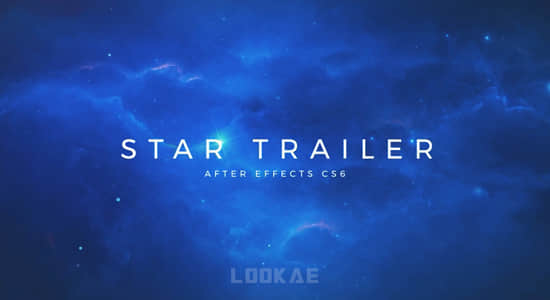 AE模板-浩瀚宇宙星空影视开场电影预告片头 Cinematic Star Trailer