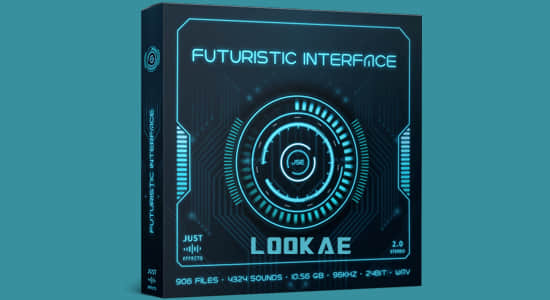 4300种科技感应用程序UI界面交互音效素材 Futuristic Interface