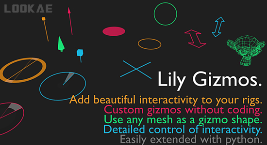 自定义轴心Blender插件 Lily Gizmos V1.1.2