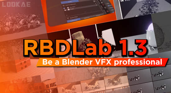 物理动力学破碎工具Blender插件 RBDLab V1.4