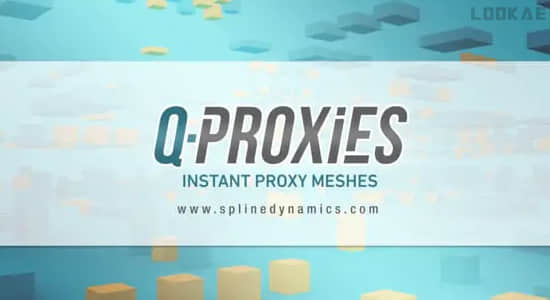 场景模型代理优化3DS MAX插件 Q-Proxies v1.20