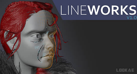 Blender插件-快速给角色添加装配线工具 Lineworks v2