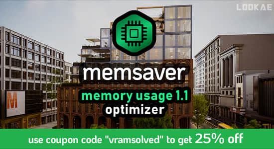 内存自动优化Blender插件 Memsaver v1.1.0