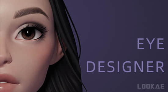 Blender插件-快速创建眼睛工具 Danny Mac Eye Designer v1.3.6