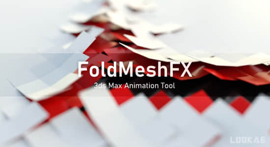 3DS MAX插件-三维模型折叠翻转展开动画工具 FoldMeshFX V1.02