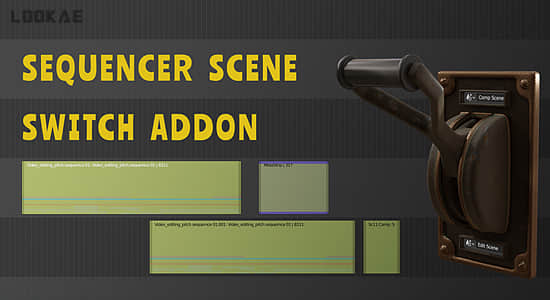 Blender插件-不同场景间快速切换工具 Sequencer Scene Switch V0.1