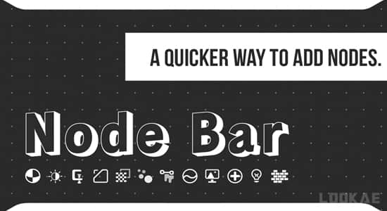快速添加着色器节点Blender插件 Node Bar v1.1