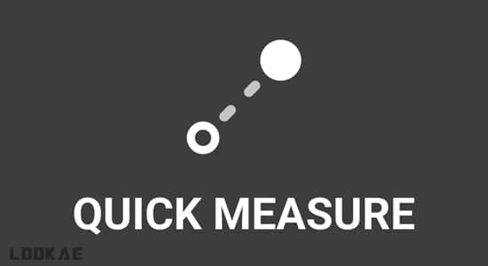 简单快速测量长度工具Blender插件 Quick Measure V1.1.0