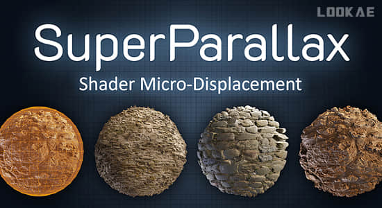 高级视差着色器Blender插件 Super Parallax v0.3.1