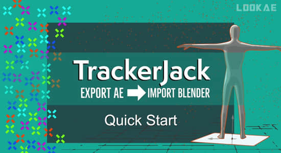 将AE摄像机跟踪数据导入Blender插件 TrackerJack V1.0.2