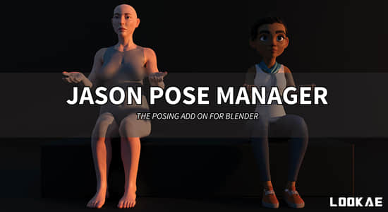 Blender插件-动作预设管理器 Jason Pose Manager Basic v1.03