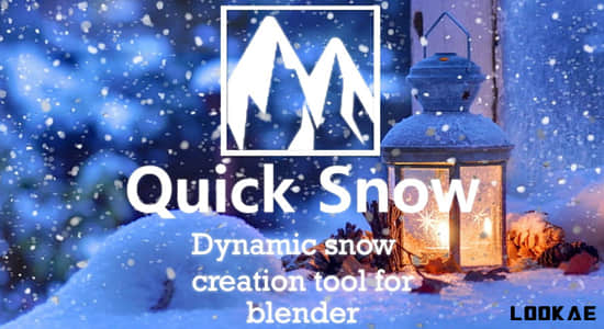 Blender插件-快速制作下雪覆盖特效 Quick Snow v3.2