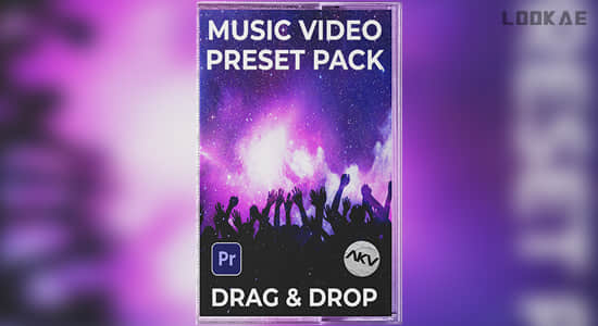 动感音乐视频转场和特效PR预设 Music Video Essentials Pack