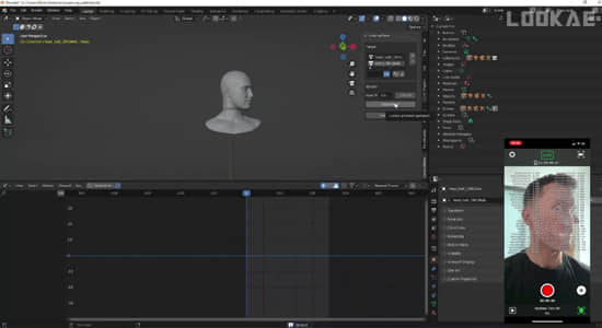 Blender插件-实时面部捕捉工具 LiveLinkFace V0.0.5