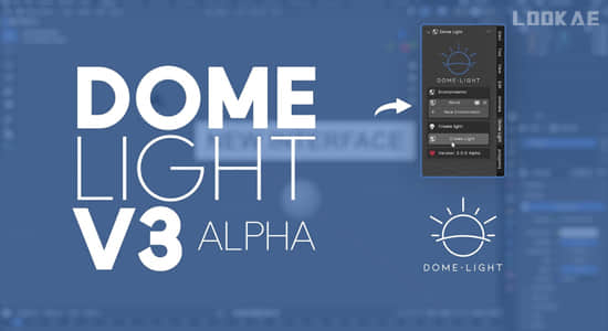 Blender插件-穹顶天空生成器 Dome Light V3