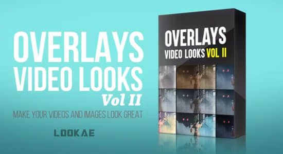 AE模板-视频特效风格化滤镜预设 Overlays Video Looks Vol II