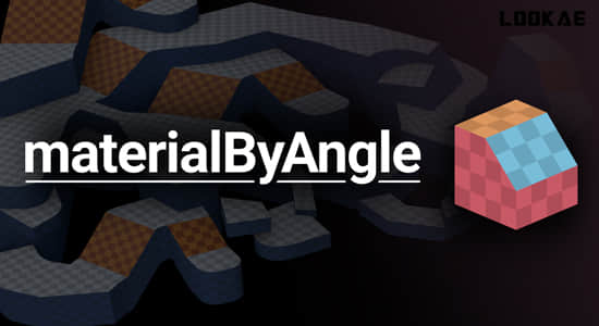 Blender插件-模型表面自动分配材质工具 materialByAngle V1.0.0