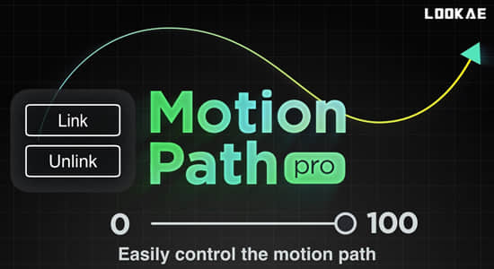 AE脚本-将运动路径链接到所选图层制作跟随动画 Motion Path Pro V1.0+使用教程