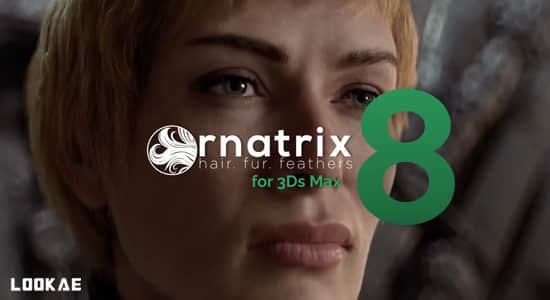 头发毛发羽毛模拟3DS MAX插件 Ephere Ornatrix V8.1.4.34639-大海资源库