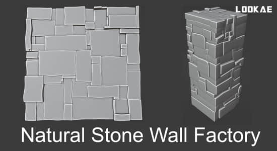 Blender插件-石材地板墙面柱子生成器 Natural Stone Wall Factory V1.1