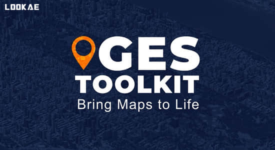 AE脚本-三维地图坐标定点连线动画 Google Earth Studio Toolkit V1.1+使用教程