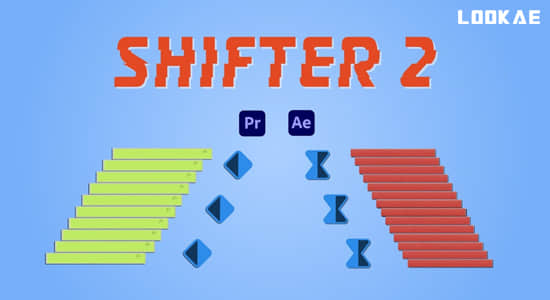 AE/PR脚本-关键帧图层素材快速自动排列移动调整 Shifter V2.0.4+使用教程