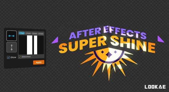 AE脚本-自定义光影扫光过光效果 Super Shine v1.0+使用教程