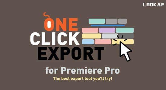 PR脚本-一键快速导出所选序列 One Click Export V1.2.4