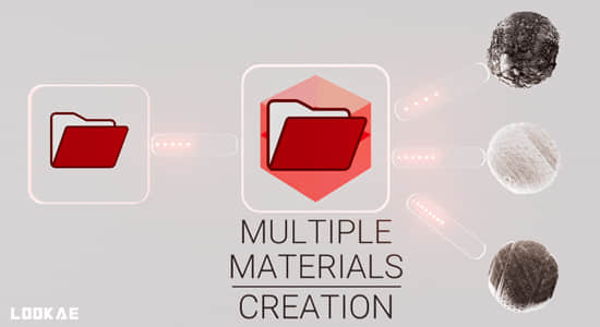 C4D插件-RS渲染器多材质生成工具 Cinema 4D Redshift Multiple Material Creation SMC v1.3.8