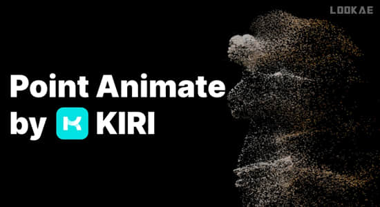 Blender插件-三维模型粒子消散特效 Point Animate by Kiri Engine v1.0.0