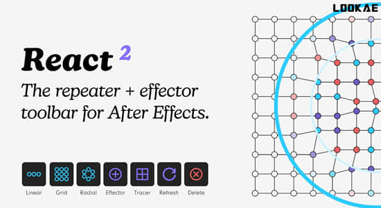 AE脚本-图层复制克隆排序随机衰减动画效果 React v2.0.1+使用教程