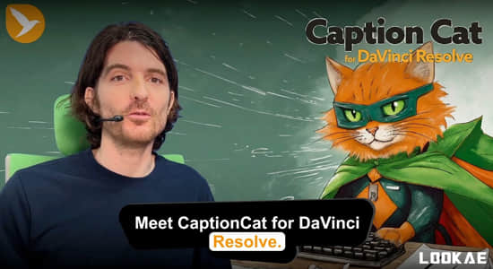 达芬奇插件-视频对白字幕动画 Caption Cat V1.0.000 for DaVinci Resolve