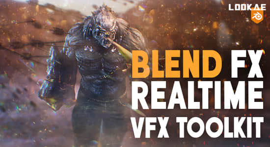 Blender预设-魔法能量火星粒子射击爆炸游戏特效资产 Blend Fx