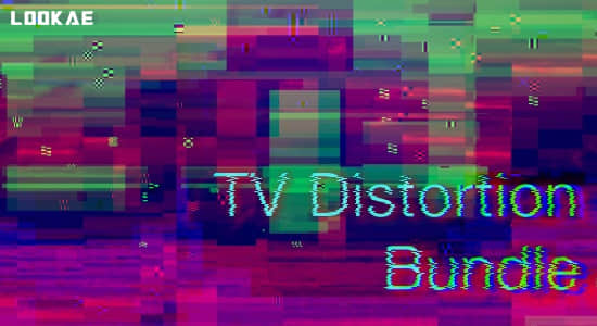 AE/PR插件-画面故障干扰RGB色彩分离损坏特效 TV Distortion Bundle V2.7.4 Win