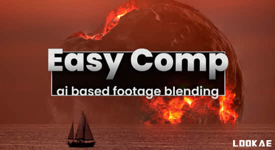 Mac苹果版AE插件-人工智能自动色彩匹配特效合成 Easy Comp v1.0.10 + 使用教程