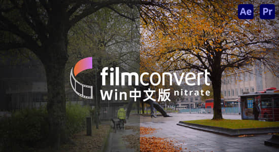 Win中文版-数字转胶片调色AE/PR插件 FilmConvert Nitrate v3.51