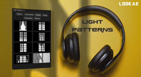 AE脚本-光照投影图案动画特效 Light Patterns V1.0+使用教程