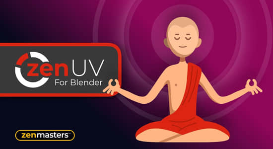 Blender插件-三维模型展UV工具 Zen UV V5.0.0.12